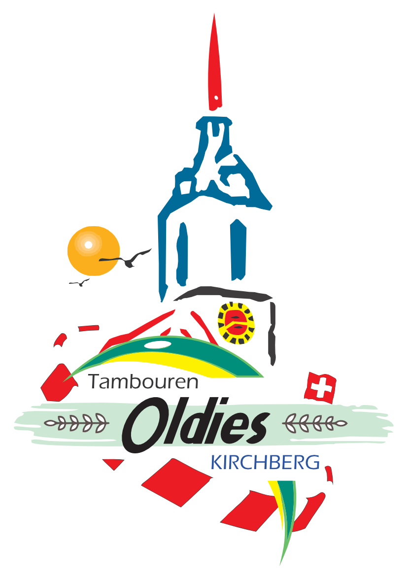 Logovariation der Tambouren Kirchberg: "Oldies"